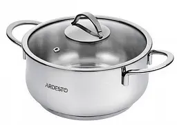 Кастрюля со стеклянной крышкой Ardesto Black Mars AR-0743-S 4,3л 22 см
