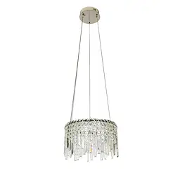 Люстра LED Levistella 802L39030 (400) CH, 40W, регулювання світла, хром, сучасний стиль для вітальні