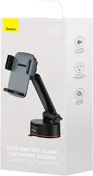 Автомобільний тримач холдер Baseus Easy Control Clamp Car Mount Holder Pro SUYK020014 Tarnish - мініатюра 8