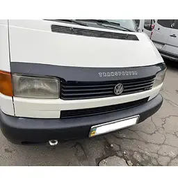 Дефлектор капоту мухобійка Volkswagen T4 1990-1998 Євро Кріплення (Vip Tuning) - мініатюра 3
