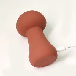 Вібратор для клітора у формі грибочка Sweet Em Velvet Lure Коричневий - мініатюра 2