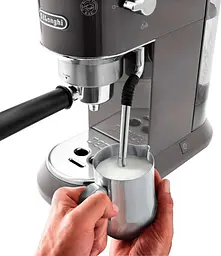 Кавоварка ріжкова Delonghi Dedica Arte EC 885 GY (EC885.GY) [78279] - мініатюра 3