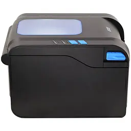 Друкарка етикеток Xprinter XP-370B (термодрук, 152 мм/с, стрічка 82 мм, 203 DPI, USB+Serial, чорний) - мініатюра 3