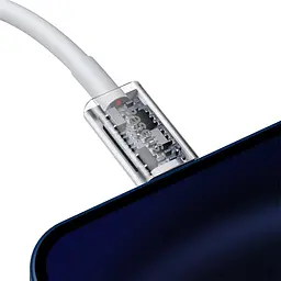 Кабель Baseus Superior Series Fast Charging USB-C to Lightning PD 20W 1м White (CATLYS-A02) [73382] - мініатюра 4