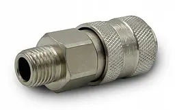 Швидкорознімне з'єднання 1/4" зовнішня різь AIRKRAFT SE1-2SM - мініатюра 2