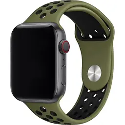 Ремінець Sport Nike для Apple Watch 42/44/45/46/49mm Olive Green/Black [119481] - мініатюра 2