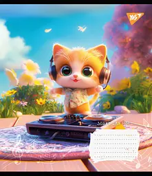 Нотний зошит Yes А5/12 Furry musicians упаковка 25 шт. (767436) - мініатюра 3