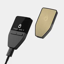 Апаратний гаманець для криптовалют Trezor Model Safe 3 Solar Gold (TMS3SG) - мініатюра 4