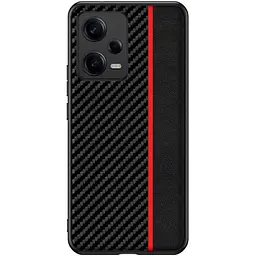 Чохол накладка Primolux CFC для Xiaomi Redmi Note 12 Pro Plus 5G Black&Red - мініатюра 2