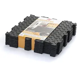 Покриття для підлоги MultyHome Alpha Tile 30х30 см 10 шт. чорне (55017) - мініатюра 3