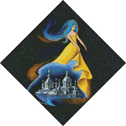 Алмазна мозаїка Берегиня м. Ковель mosyakart AMO7358 Ідейка 40х40см