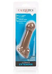 Насадка на пеніс California Exotic Novelties Ultimate Extender 16 см (коричневий) - мініатюра 3