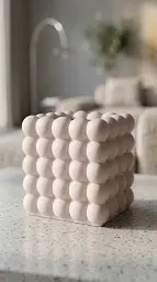 Ваза Bubbles Бежева 10 х 10 х 10