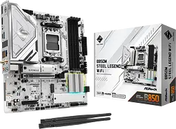 Материнська плата ASRock B850M STEEL LEGEND WIFI Socket AM5
