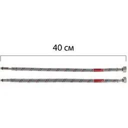 Шланг для змішувача Koer гайка 1/2'' - Штуцер M10 (40 см) 2 шт KR0273