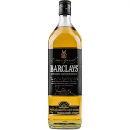 Віскі Barclays Blended 3 роки витримки 40% 1 л