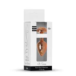 Анальна пробка - Jewellery Red Gold Rose Plug Peach - мініатюра 8