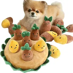 М'яка іграшка для нюхання та ігри в хованки для собак Sweet Potato Hide and Seek - мініатюра 2
