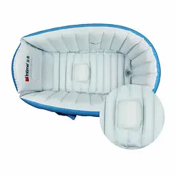 Надувна ванночка дитяча Intime Baby Bath Tub - портативна складна надувна ванна для немовлят та дітей до 4 років - мініатюра 3