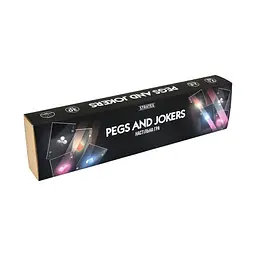 Настільна гра Pegs and Jokers Strateg 30348 картки 108 штук, інструкція