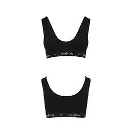 Спортивний топ з широкою гумкою Passion PS004 TOP L, black - мініатюра 5