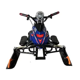 Електроснігохід Crosser S-1 (800W, 48V, 20Ah) на амортизаторах синій - мініатюра 3