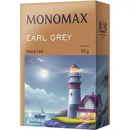 Чай чорний Monomax з ароматом бергамоту 90 г