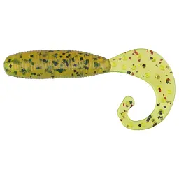 Силікон Reins Fat G-Tail Grub 3" B61 Chart Pepper/Motoroil Red Gold