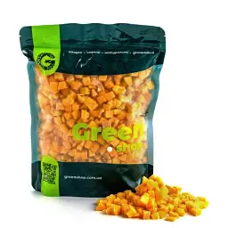 Заморожений персик Green Shop кубиком 500 г