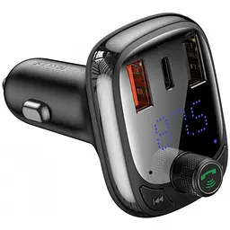АЗП FM модулятор S-13 36W (2USB-A/1C) (CCMT000101) Чорний Baseus teh0029941 - мініатюра 2