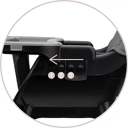 Стільчик для годування MoMi Reki 2 в 1 Black (KRKA00033) - мініатюра 6