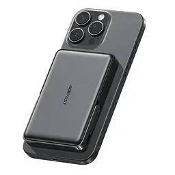 Зовнішній акумулятор Acefast M17 PD20W/22.5W magnetic fast charging power bank with built-in stand 10000mAh Black (6974316284000) - мініатюра 5