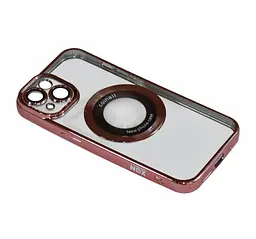 Магнітний чохол XON PhoneCase Magnetic для iPhone 14 (PCMC1114100P 8215) Рожевий/Прозорий