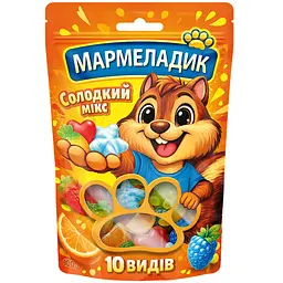 Цукерки желейні Мармеладик солодкий мікс 100 г