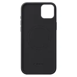 Кожаный чехол-панель для Apple iPhone 15 Plus, FAKE Leather Case, черный, искусственная кожа, премиум, противоударный, защита всего корпуса, с мягкой подкладкой, поддержка MagSafe и беспроводной зарядки, ArmorStandart (ARM76293) - мініатюра 2