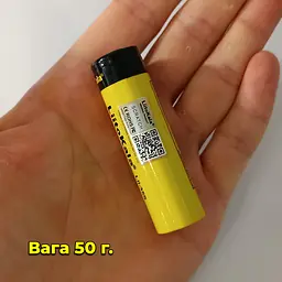 Акумулятор високотоковий LiitoKala Lii-35S. 3500 mAh 10A Li-Ion. Плоский плюс - мініатюра 4