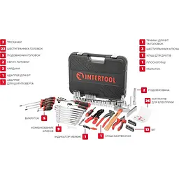 Набір інструментів Intertool ET-8100 100шт [85176] - мініатюра 15