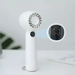 Портативний вентилятор DK WT-F08 White [136019] - мініатюра 2