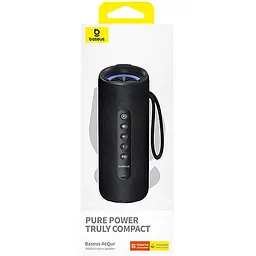 Bluetooth Колонка Baseus OS AeQur VO20 (A20067900117-00) Black - мініатюра 2