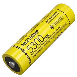 Акумулятор Li-Ion 21700 Nitecore NL2153HP 3.6V 5300mAh захищений (Жовтий)