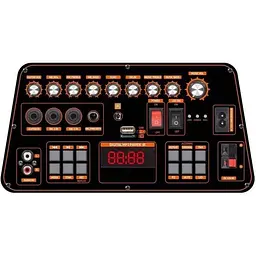 Портативна колонка бумбокс XPRO 1212 валіза 100Вт USB SD FM радіо Bluetooth 2 мікрофони ДК (MER-15690) - мініатюра 4