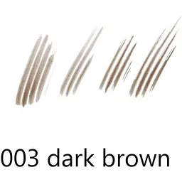 Маркер для брів Gosh Brow Hair Stroke 24H Semi Tattoo Brow Liner Dark Brown тон 003, 1 мл - мініатюра 2