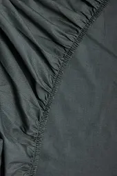Простирадло на резинці Moon&Star Dark Green Бязь Gold Люкс 160х200х25 см - мініатюра 2