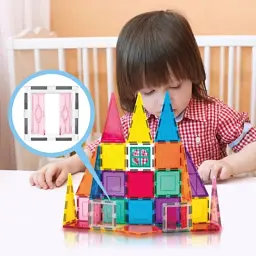 Конструктор Picasso магнітний Tiles Magnetic Building Blocks 36 деталей (817338027971) - мініатюра 4