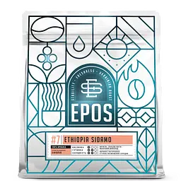 Кава в зернах EPOS ETHIOPIA SIDAMO свіжообсмажена 100% арабіка 1 кг