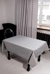 Скатертина 220 см х 134 см RINO Сіра ПРОВАНС (037144)