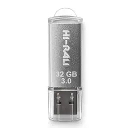 Флеш-накопичувач USB3.0 32GB Hi-Rali Rocket Series Сріблястий (HI-32GB3VCSL)