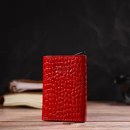 Жіночий шкіряний картхолдер Canpellini 6,5х9х2 см acs0025897 - мініатюра 6