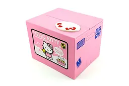 Інтерактивна скарбничка Hello Kitty Piggy Banк рожевий - мініатюра 2