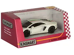 Машинка METR KINSMART 12,5см білий метал інерц-я 1:38 KT 5355 WF